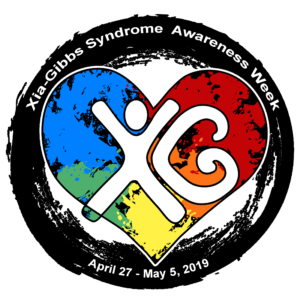 awarenesslogodates Xia-Gibbs Syndrome Awareness Week 2019 logo